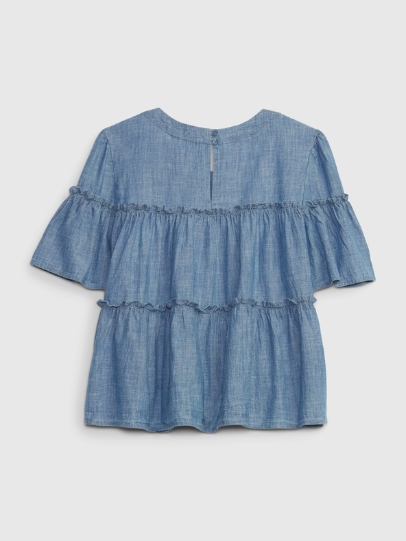 GAP Dětský volánkový top GAP