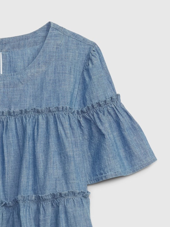 GAP Dětský volánkový top GAP