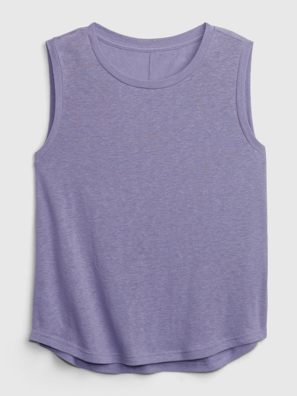 GAP Lněný top bez rukávů GAP