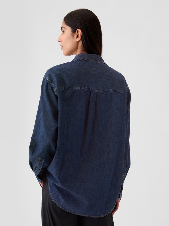 GAP Chambray oversize košile Big Shirt GAP