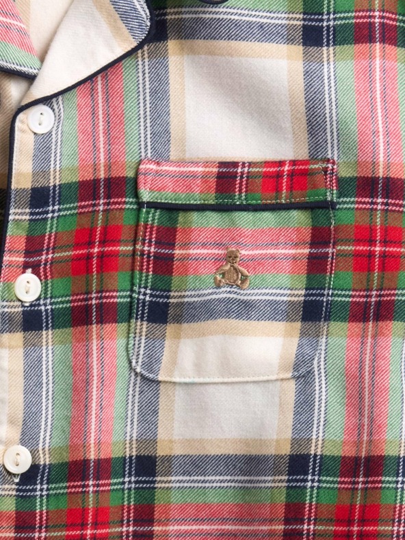 GAP Dětský pyžamový flanelový set Unisex GAP