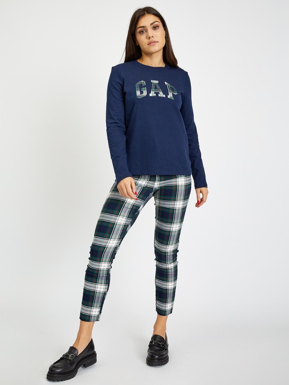 GAP Tričko logo s dlouhým rukávem GAP