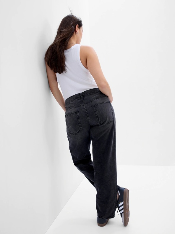 GAP Džíny looseMid Rise Distressed '90s GAP