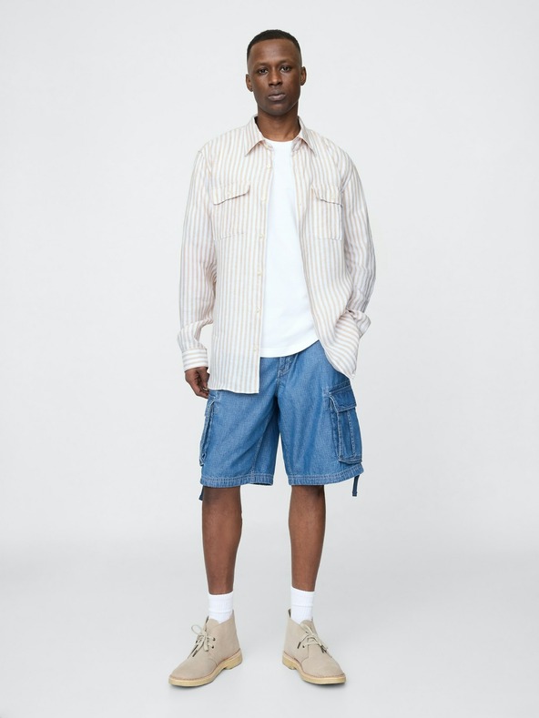 GAP Lněná košile Classic Shirt GAP