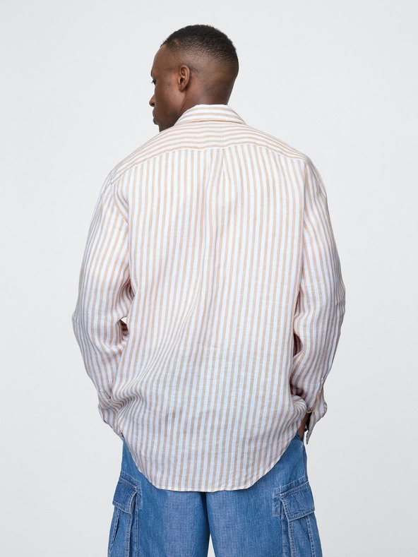 GAP Lněná košile Classic Shirt GAP