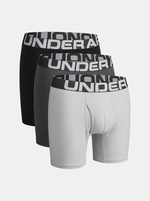 Under Armour Pánské boxerky Under Armour Charged Cotton 6in (3ks)