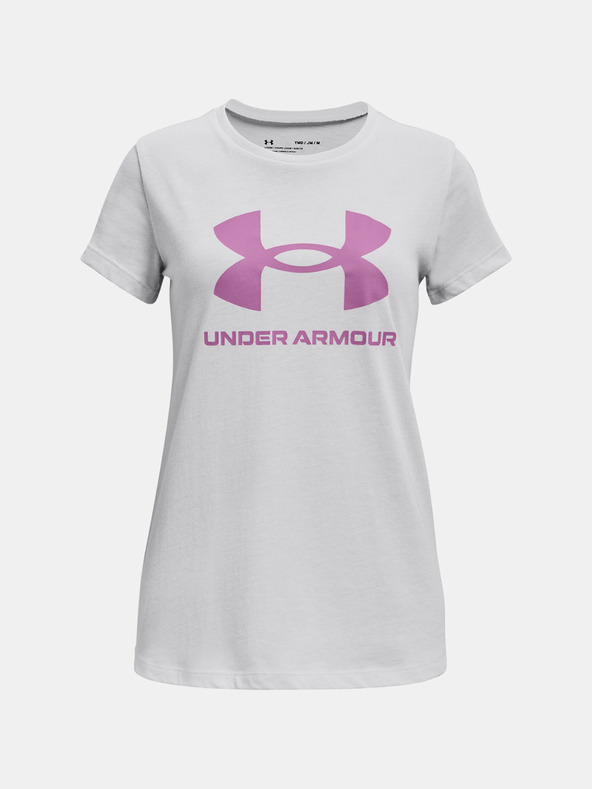 Under Armour Dívčí tričko Under Armour UA SPORTSTYLE LOGO SS