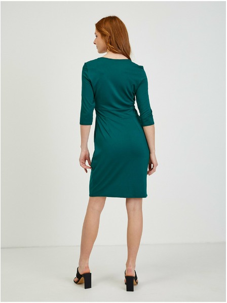 Orsay Petrolejové dámské pouzdrové šaty ORSAY