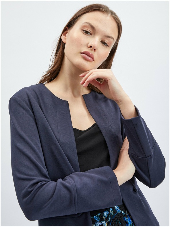 Orsay Tmavě modré dámské sako ORSAY