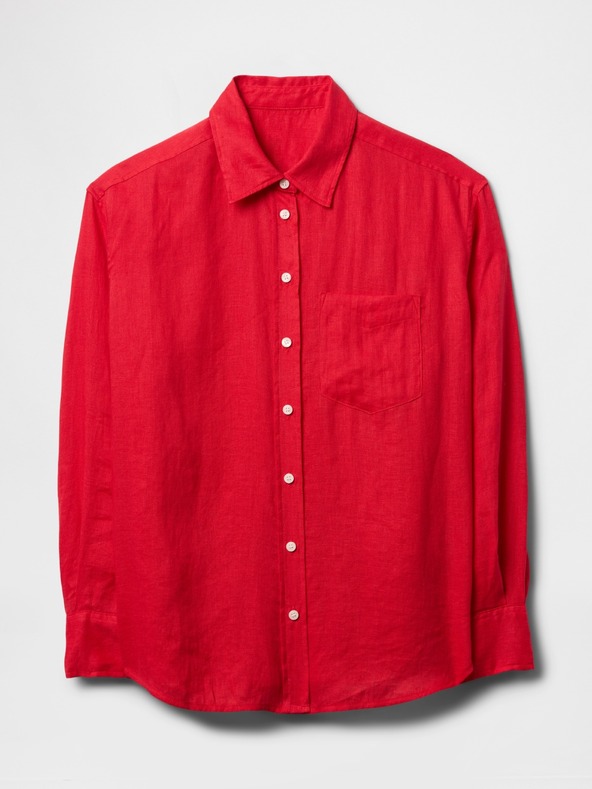 GAP Lněná oversize košile Big Shirt GAP