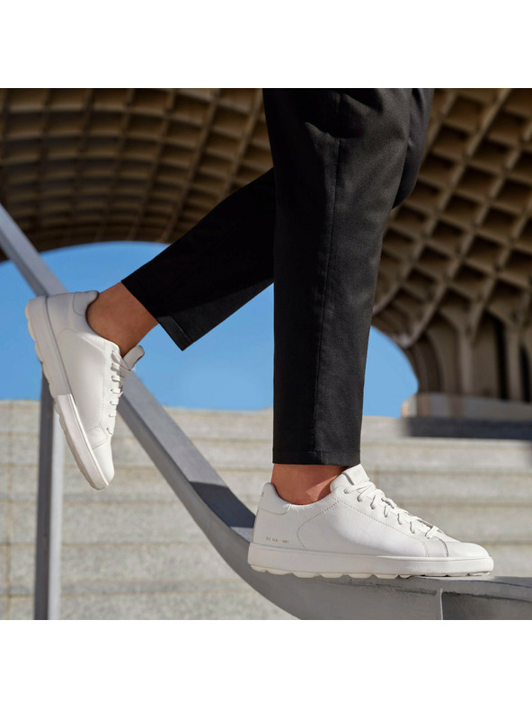 Geox Bílé pánské tenisky Geox Spherica ecub-1