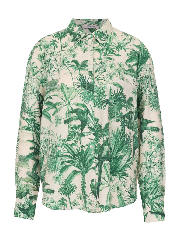 Orsay Zeleno-béžová dámská košile ORSAY