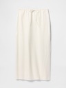 GAP Lněná midi sukně GAP