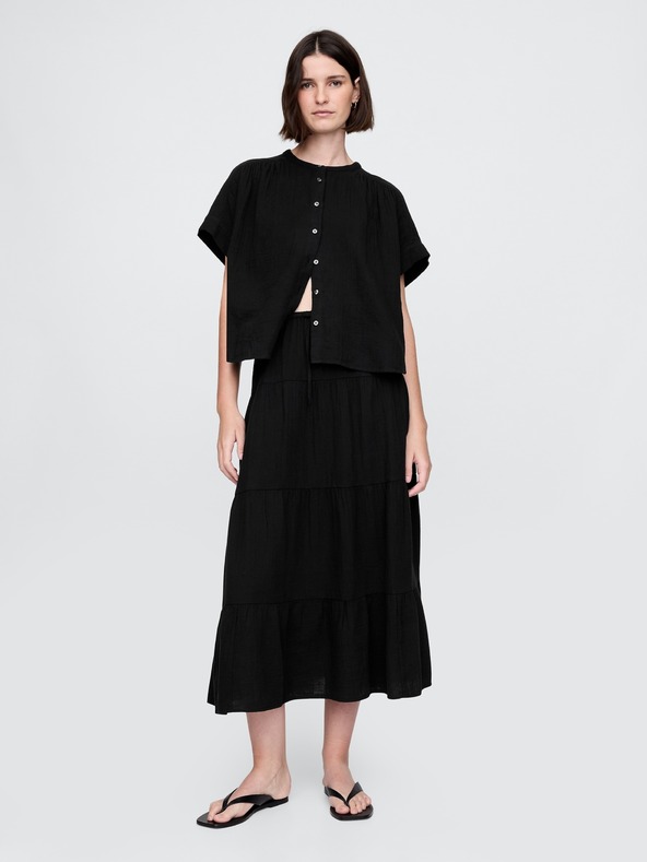 GAP Mušelínová maxi sukně GAP