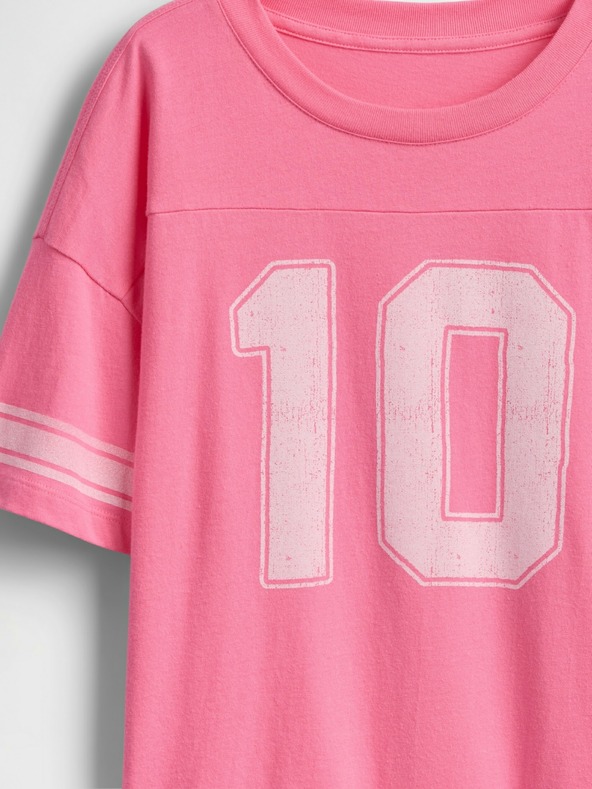 GAP Dětské oversize tričko Varsity GAP