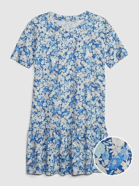 GAP Dětské květované šaty GAP