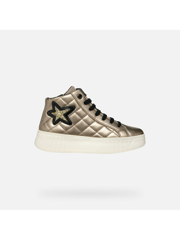 Geox Černé dívčí tenisky Geox Mikiroshi