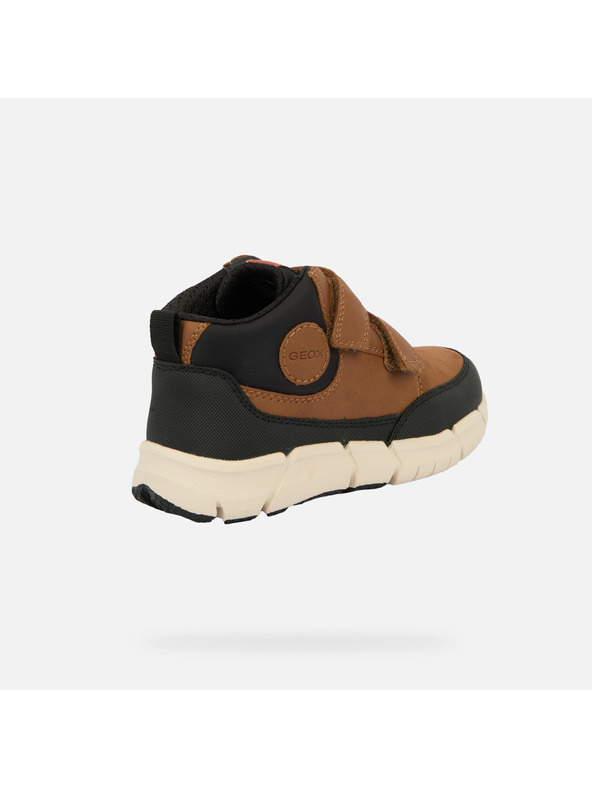 Geox Hnědá chlapecká kotníková obuv Geox Flexyper Boy