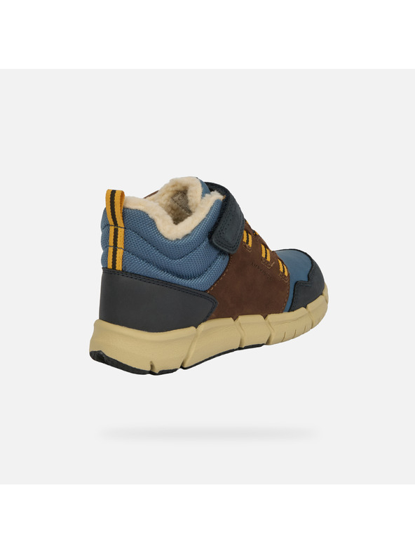 Geox Modrá chlapecká kotníková obuv Geox Flexyper Boy B ABX