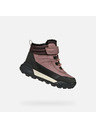 Geox Růžová dívčí zimní obuv Geox Trekkyup B AB