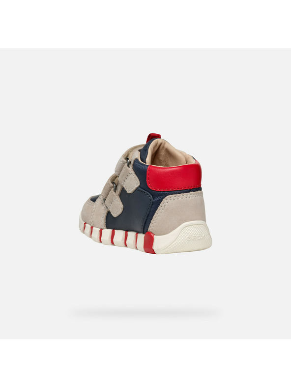 Geox Tmavě modré chlapecké boty pro první krůčky Geox Iupidoo Boy