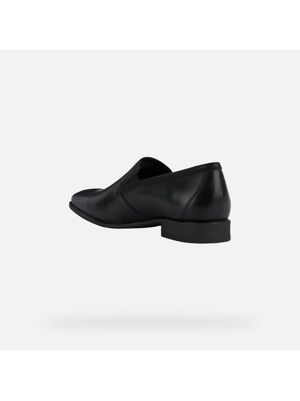 Geox Černá pánská společenská obuv Geox Omo High Life