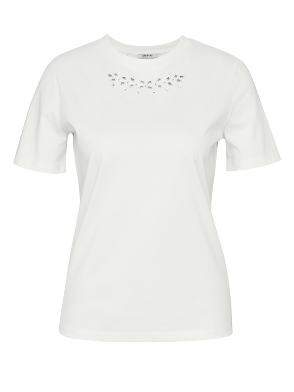 Orsay Bílé dámské tričko s aplikací ORSAY
