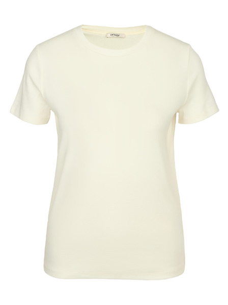 Orsay Krémové dámské tričko s krátkým rukávem ORSAY