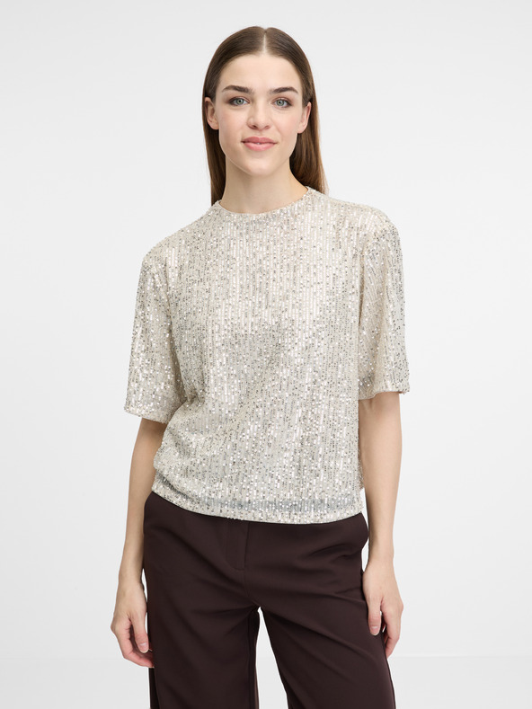 Orsay Krémová dámská halenka ORSAY