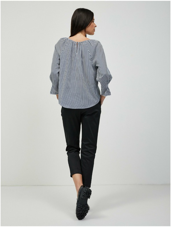 Orsay Modrá pruhovaná halenka ORSAY