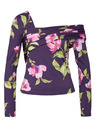 Orsay Fialová dámská halenka s květinovým vzorem ORSAY