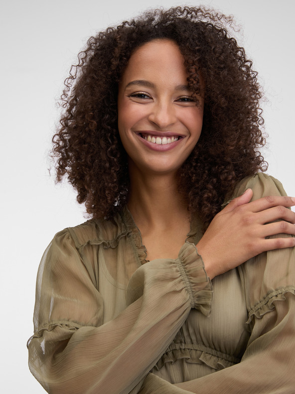 Orsay Khaki dámská halenka ORSAY