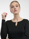 Orsay Černý dámský top s dlouhým rukávem ORSAY