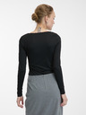 Orsay Černý dámský top s dlouhým rukávem ORSAY