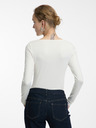 Orsay Krémový dámský top s dlouhým rukávem ORSAY