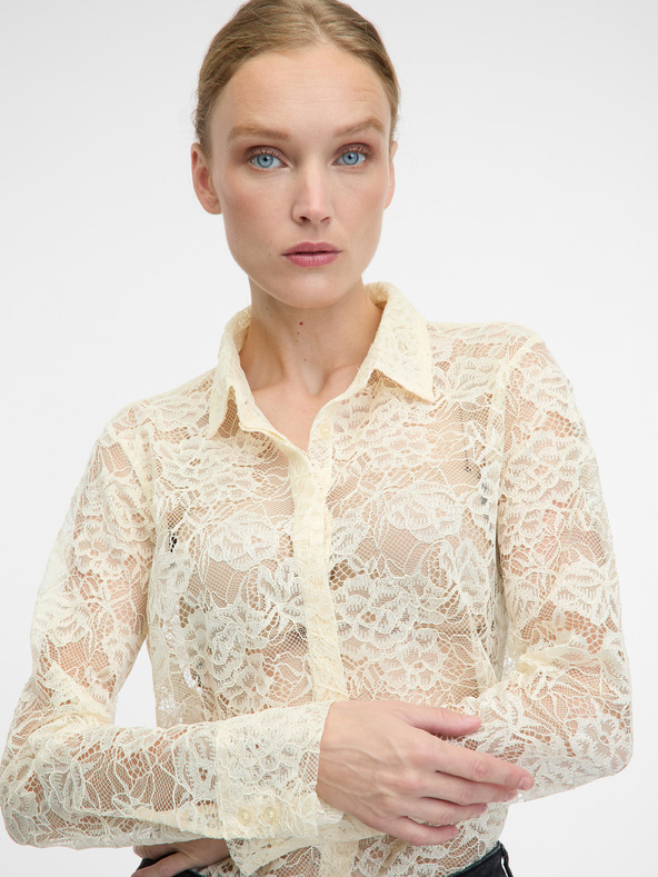 Orsay Krémová dámská halenka ORSAY