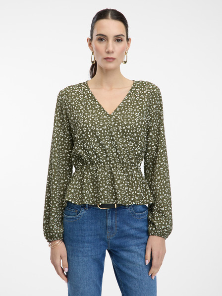 Orsay Zelená dámská halenka ORSAY