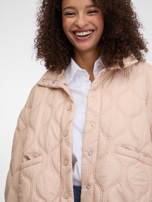 Orsay Béžová dámská prošívaná bunda ORSAY