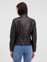 Orsay Tmavě hnědá dámská koženková bunda ORSAY