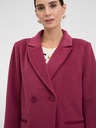 Orsay Tmavě růžový dámský kabát ORSAY