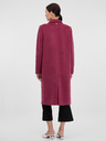 Orsay Tmavě růžový dámský kabát ORSAY