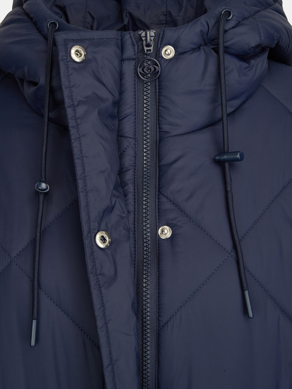 Orsay Tmavě modrý dámský prošívaný kabát ORSAY