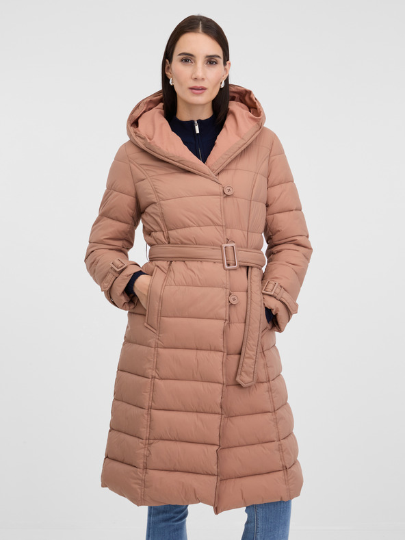 Orsay Béžový dámský prošívaný kabát ORSAY