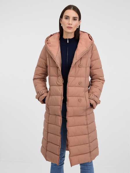 Orsay Béžový dámský prošívaný kabát ORSAY