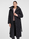 Orsay Černý dámský prošívaný kabát ORSAY