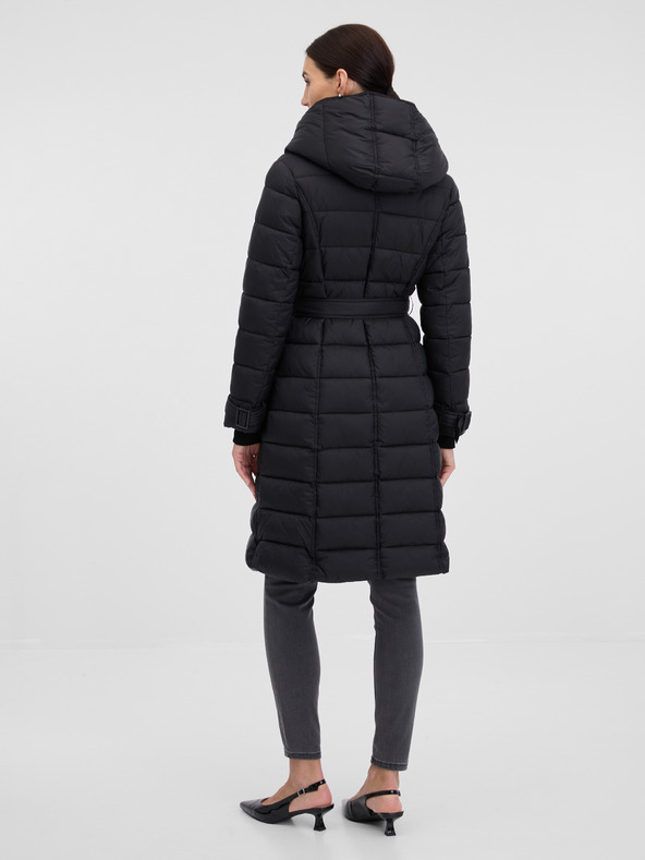 Orsay Černý dámský prošívaný kabát ORSAY