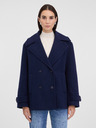 Orsay Tmavě modrý dámský krátký kabát ORSAY