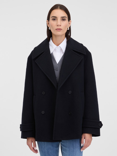 Orsay Černý dámský krátký kabát ORSAY