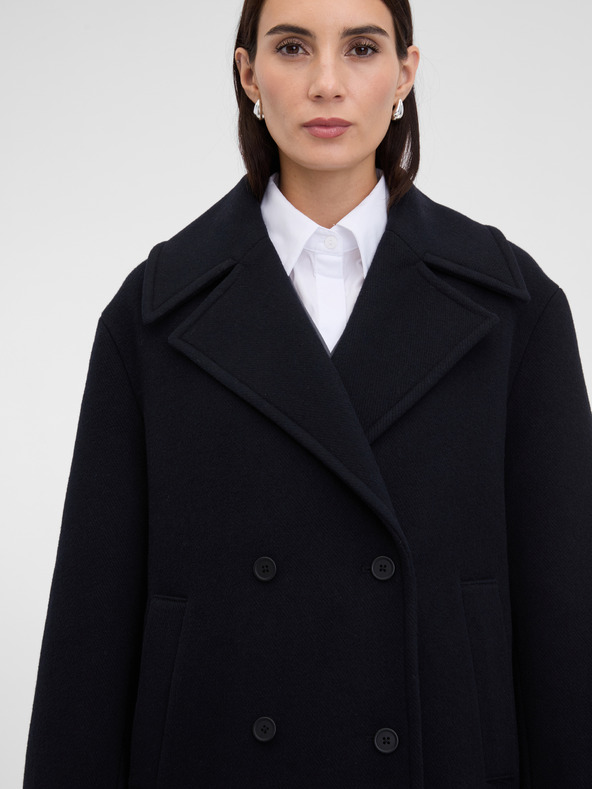 Orsay Černý dámský krátký kabát ORSAY