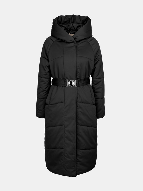 Orsay Černý dámský prošívaný kabát ORSAY